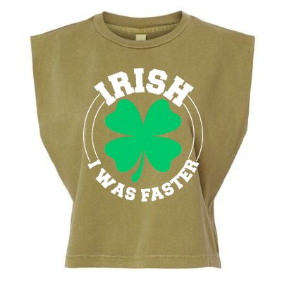 Irish I Was Faster Garment-Dyed Women's Muscle Tee