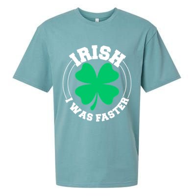 Irish I Was Faster Sueded Cloud Jersey T-Shirt