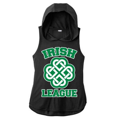 Irish League St. Patrick's Day Celtic Ladies PosiCharge Tri-Blend Wicking Draft Hoodie Tank