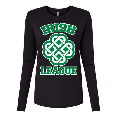 Irish League St. Patrick's Day Celtic Womens Cotton Relaxed Long Sleeve T-Shirt