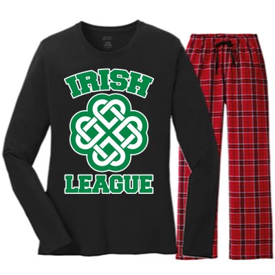 Irish League St. Patrick's Day Celtic Women's Long Sleeve Flannel Pajama Set 