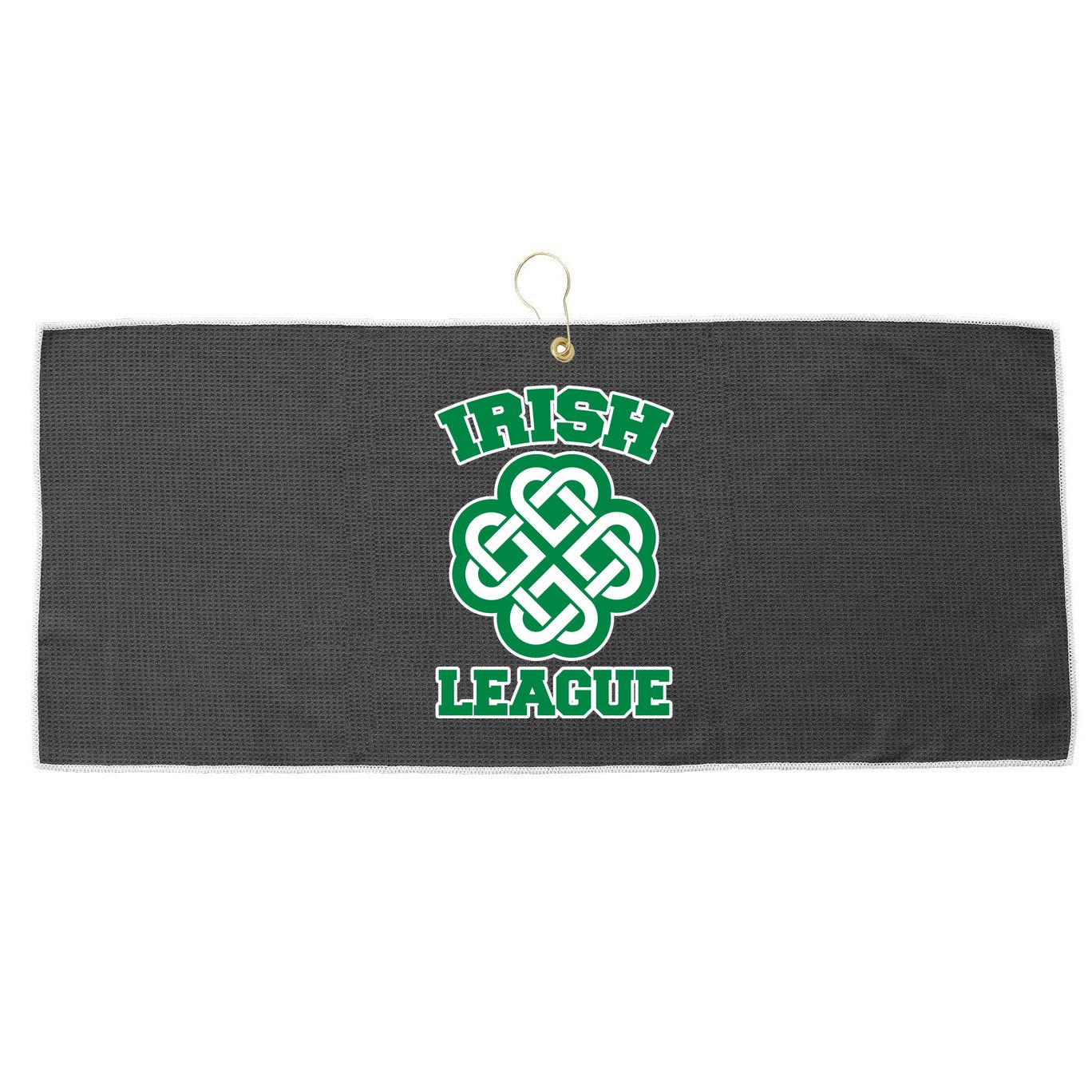 Irish League St. Patrick's Day Celtic Large Microfiber Waffle Golf Towel