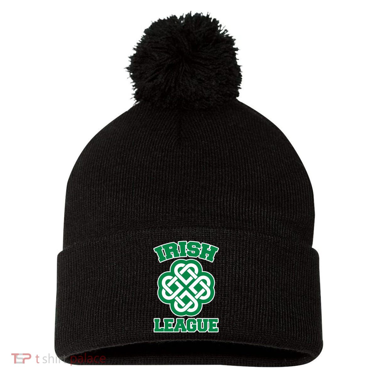 Irish League St. Patrick's Day Celtic Pom Pom 12in Knit Beanie