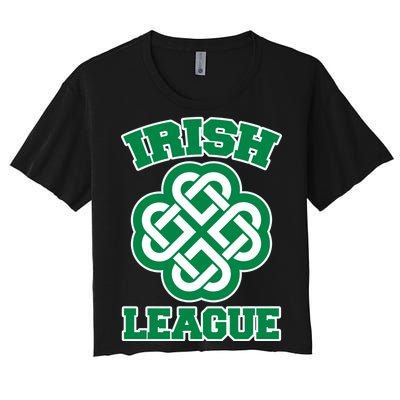 Irish League St. Patrick's Day Celtic Women's Crop Top Tee