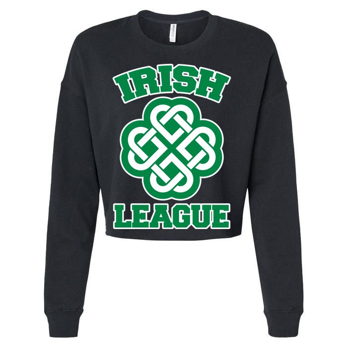 Irish League St. Patrick's Day Celtic Cropped Pullover Crew