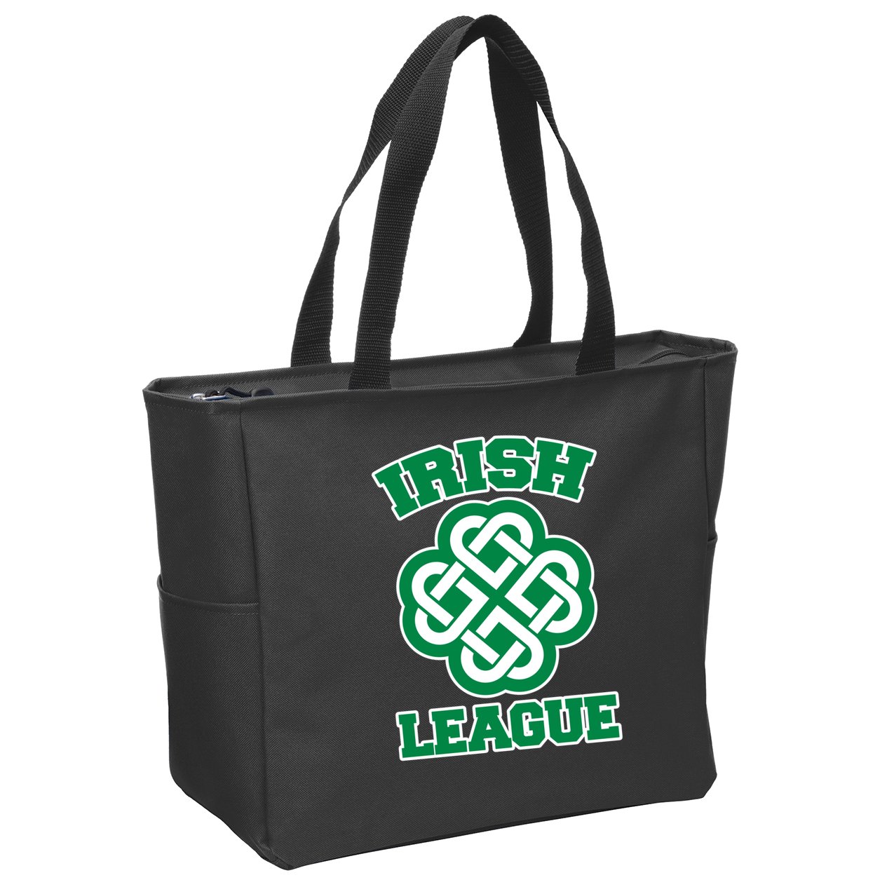 Irish League St. Patrick's Day Celtic Zip Tote Bag