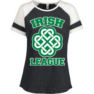 Irish League St. Patrick's Day Celtic Enza Ladies Jersey Colorblock Tee