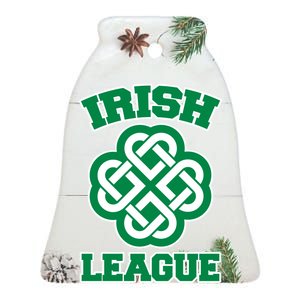 Irish League St. Patrick's Day Celtic Ceramic Bell Ornament