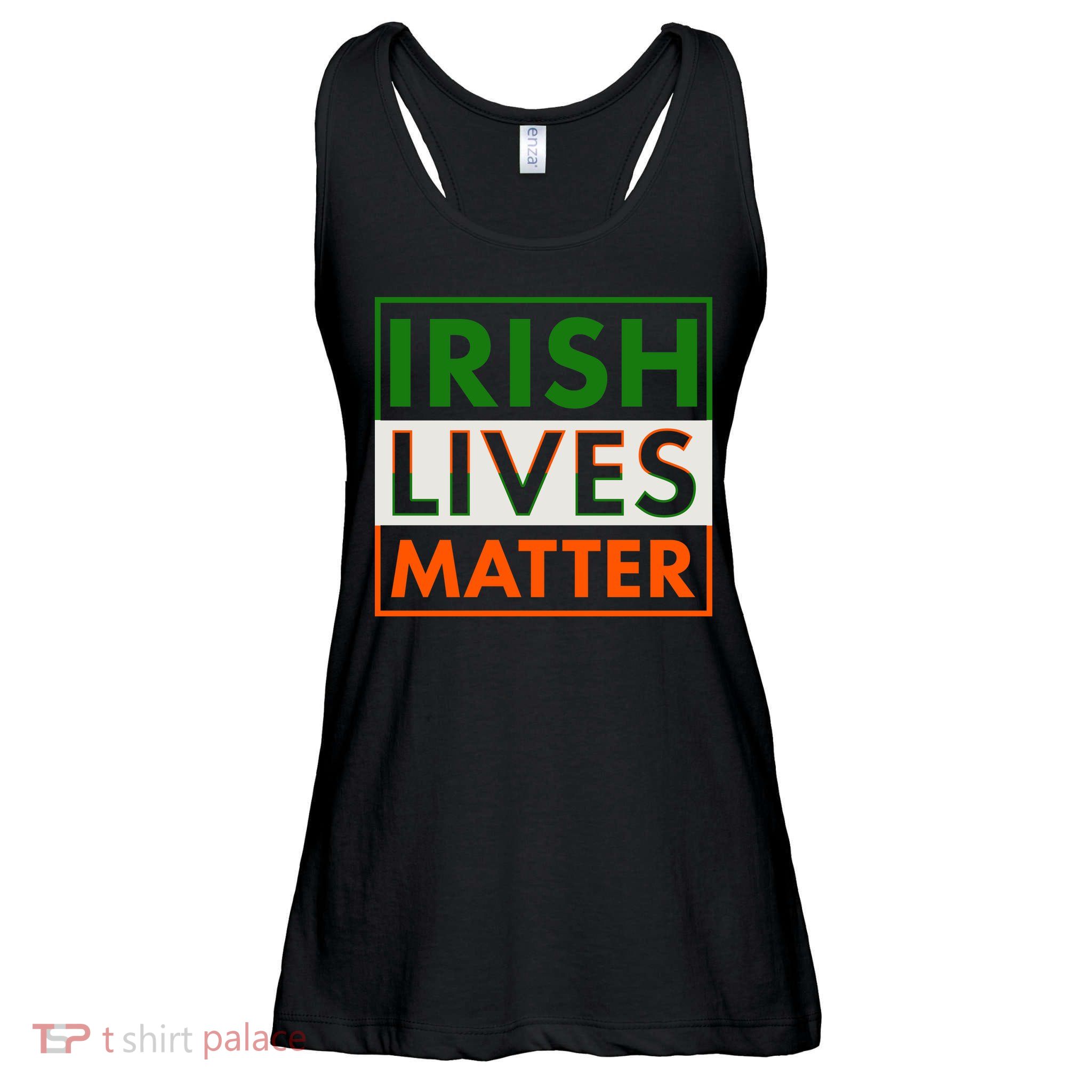 Irish Lives Matter Ladies Essential Flowy Tank