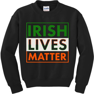 Irish Lives Matter Kids Sweatshirt