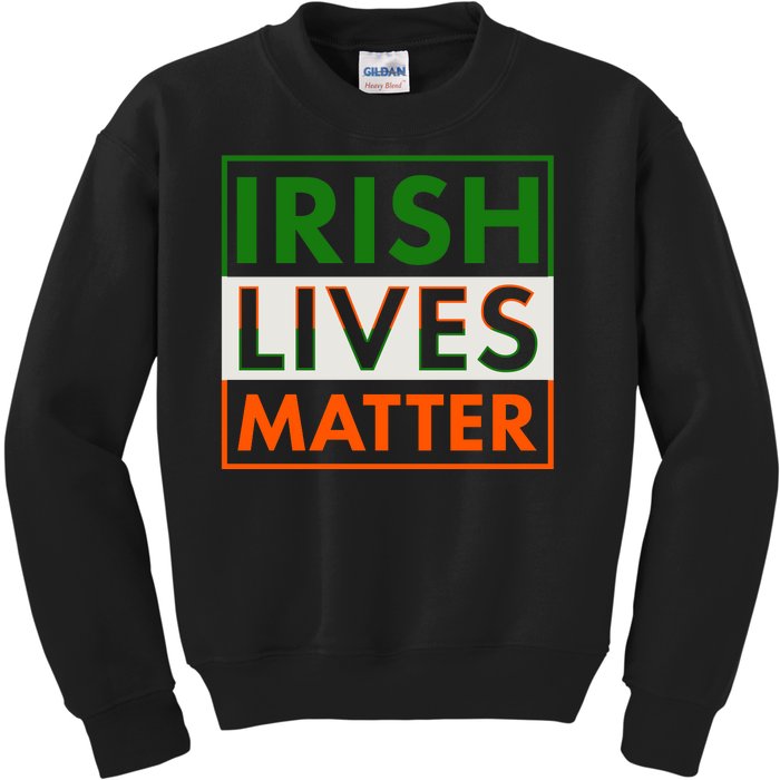 Irish Lives Matter Kids Sweatshirt