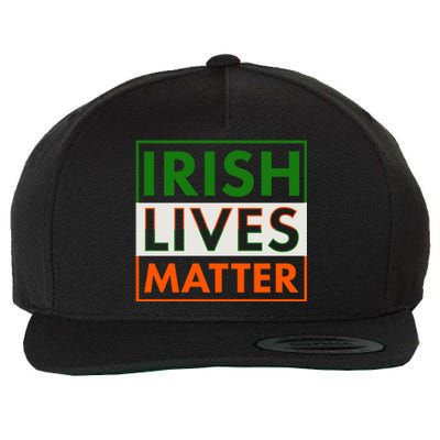 Irish Lives Matter Wool Snapback Cap