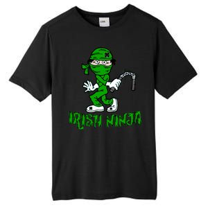 Irish Ninja St. Patricks Day Funny Tall Fusion ChromaSoft Performance T-Shirt