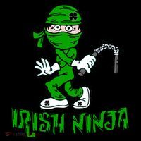 Irish Ninja St. Patricks Day Funny Cooling Performance Long Sleeve Crew