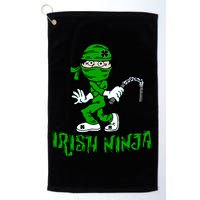 Irish Ninja St. Patricks Day Funny Golf Towel