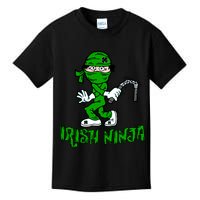 Irish Ninja St. Patricks Day Funny Kids T-Shirt