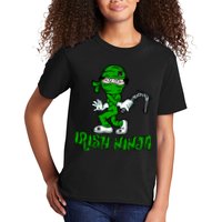 Irish Ninja St. Patricks Day Funny Kids T-Shirt