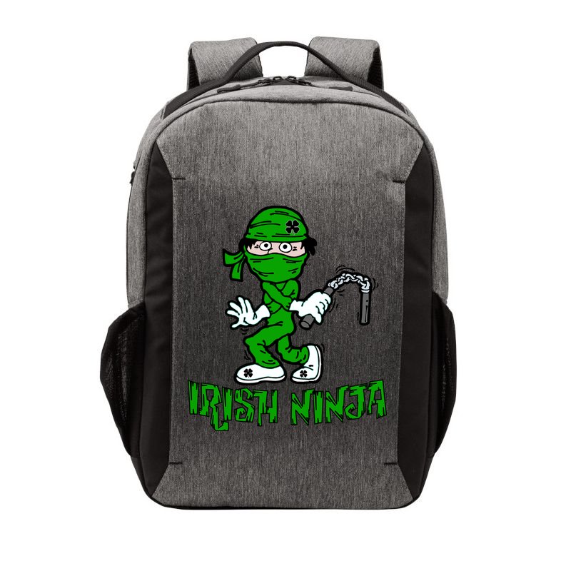 Irish Ninja St. Patricks Day Funny Vector Backpack
