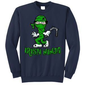 Irish Ninja St. Patricks Day Funny Sweatshirt