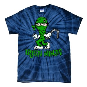 Irish Ninja St. Patricks Day Funny Tie-Dye T-Shirt