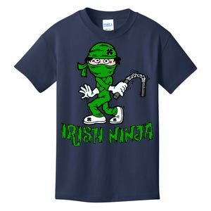 Irish Ninja St. Patricks Day Funny Kids T-Shirt