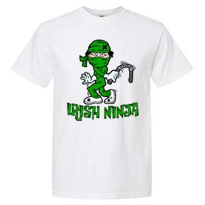 Irish Ninja St. Patricks Day Funny Garment-Dyed Heavyweight T-Shirt