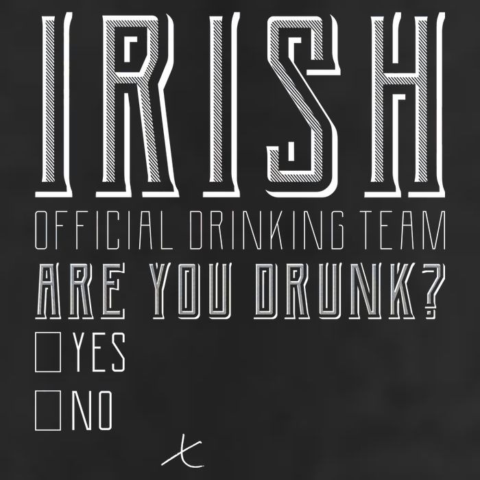 Irish Official Drinking Team Are You Drunk Garment-Dyed Fleece Hoodie