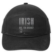 Irish Official Drinking Team Are You Drunk 7-Panel Snapback Hat