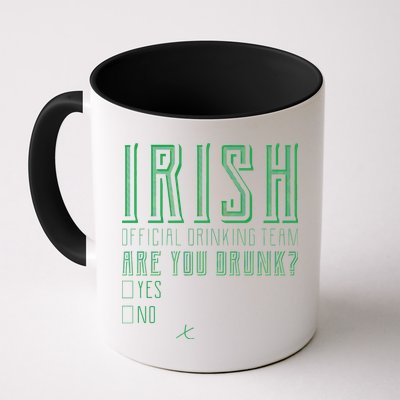 Irish Official Drinking Team Are You Drunk Mug