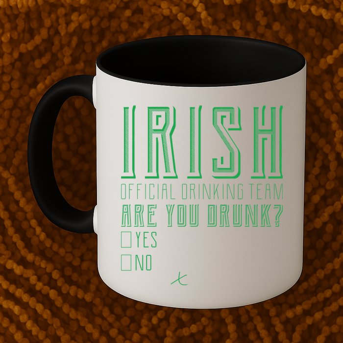Irish Official Drinking Team Are You Drunk Mug