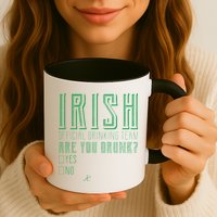 Irish Official Drinking Team Are You Drunk Mug