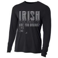 Irish Official Drinking Team Are You Drunk Cooling Performance Long Sleeve Crew