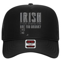 Irish Official Drinking Team Are You Drunk Hat