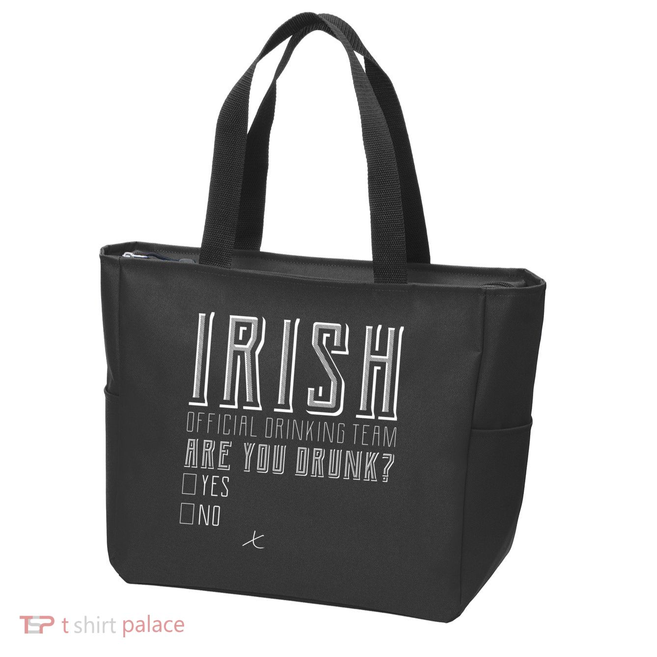 Irish Official Drinking Team Are You Drunk Zip Tote Bag