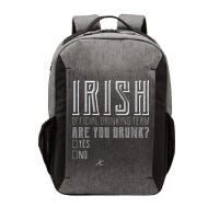 Irish Official Drinking Team Are You Drunk Vector Backpack