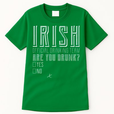 Irish Official Drinking Team Are You Drunk Tall T-Shirt