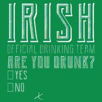 Irish Official Drinking Team Are You Drunk Premium T-Shirt