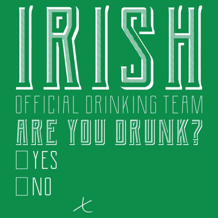 Irish Official Drinking Team Are You Drunk Premium T-Shirt