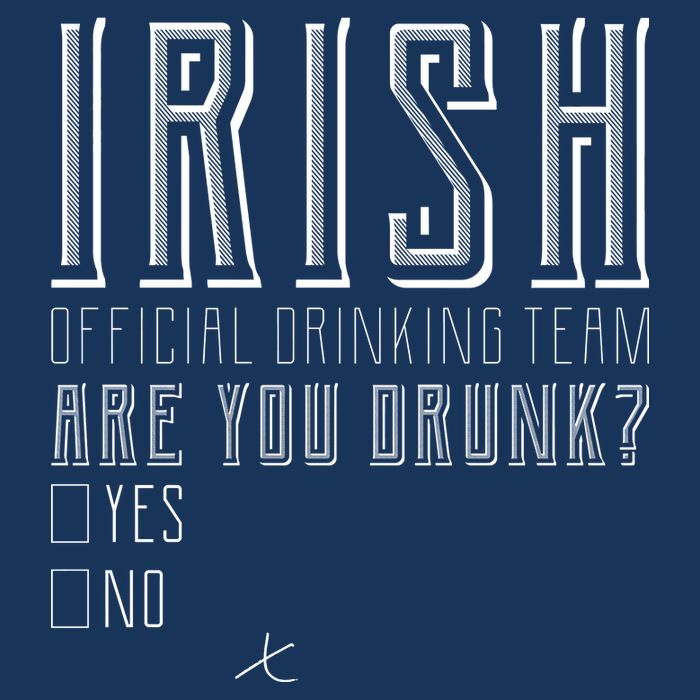 Irish Official Drinking Team Are You Drunk Infant Baby Jersey Bodysuit
