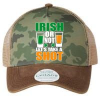 Irish Or Not Let's Take A Shot  Legacy Tie Dye Trucker Hat