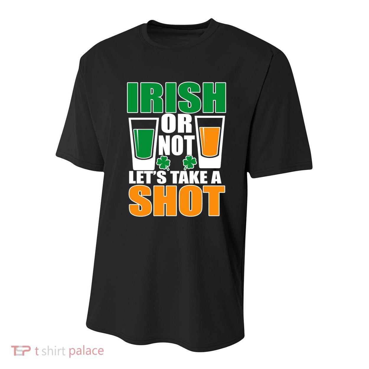 Irish Or Not Let's Take A Shot  Youth Performance Sprint T-Shirt