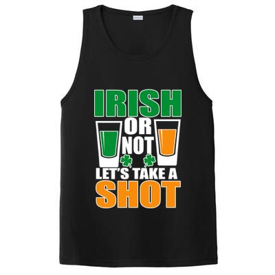 Irish Or Not Let's Take A Shot  PosiCharge Competitor Tank