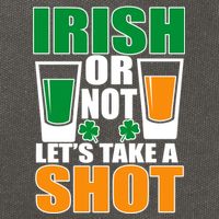 Irish Or Not Let's Take A Shot  Cotton Canvas Backpack