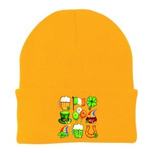 Irish Party Favors Festive St. Patrick's Day Mashup Knit Cap Winter Beanie