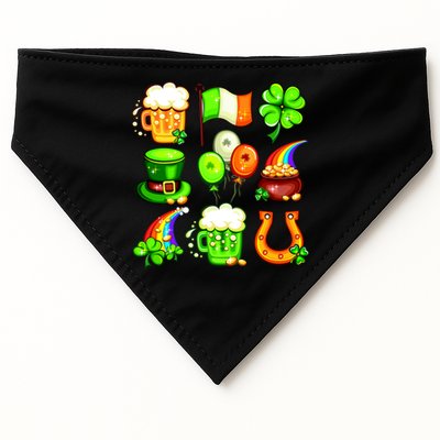 Irish Party Favors Festive St. Patrick's Day Mashup USA-Made Doggie Bandana