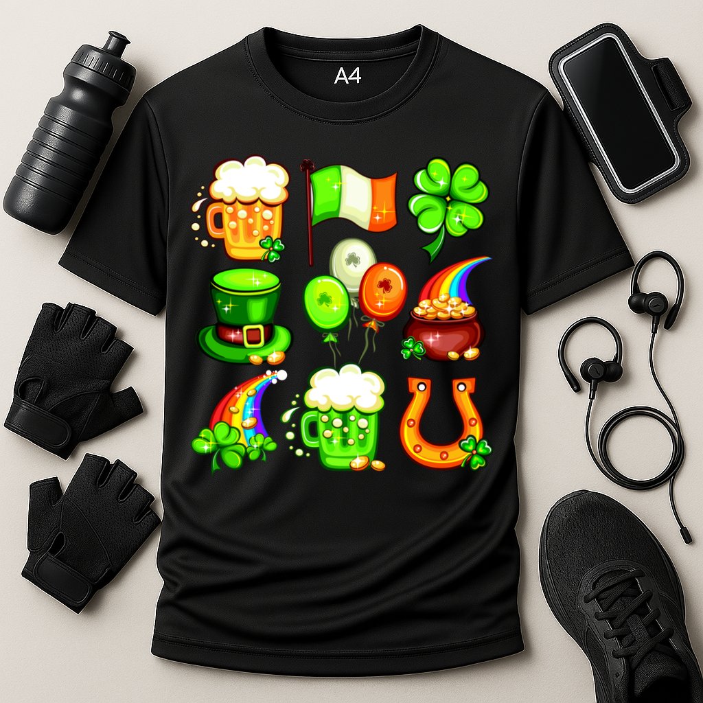 Irish Party Favors Festive St. Patrick's Day Mashup Performance Shirt