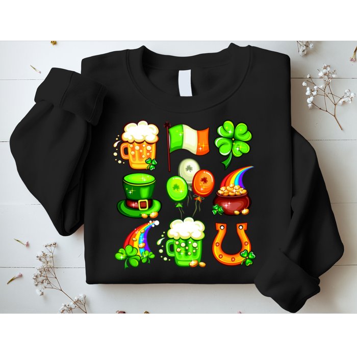 Irish Party Favors Festive St. Patrick's Day Mashup Sweatshirt