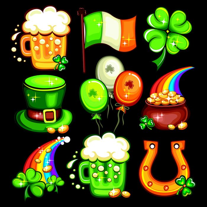 Irish Party Favors Festive St. Patrick's Day Mashup Sweatshirt