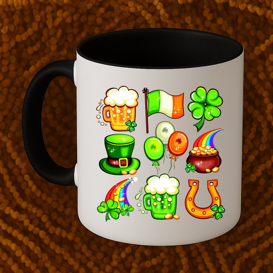 Irish Party Favors Festive St. Patrick's Day Mashup Mug