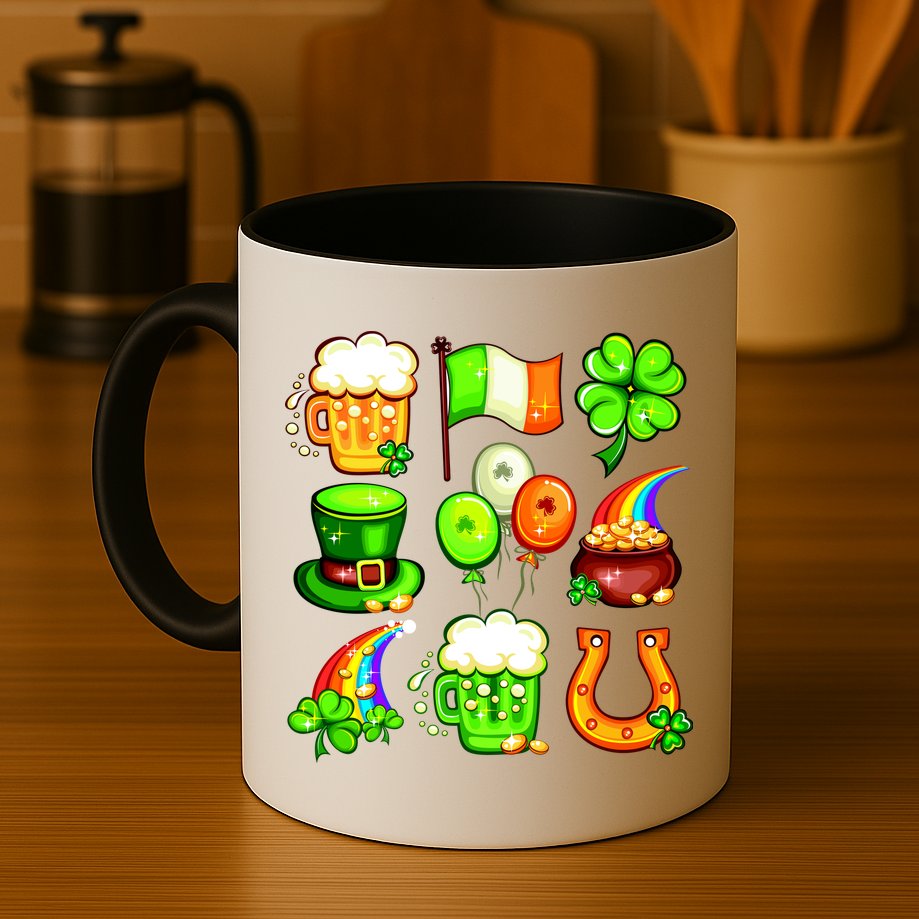 Irish Party Favors Festive St. Patrick's Day Mashup Mug